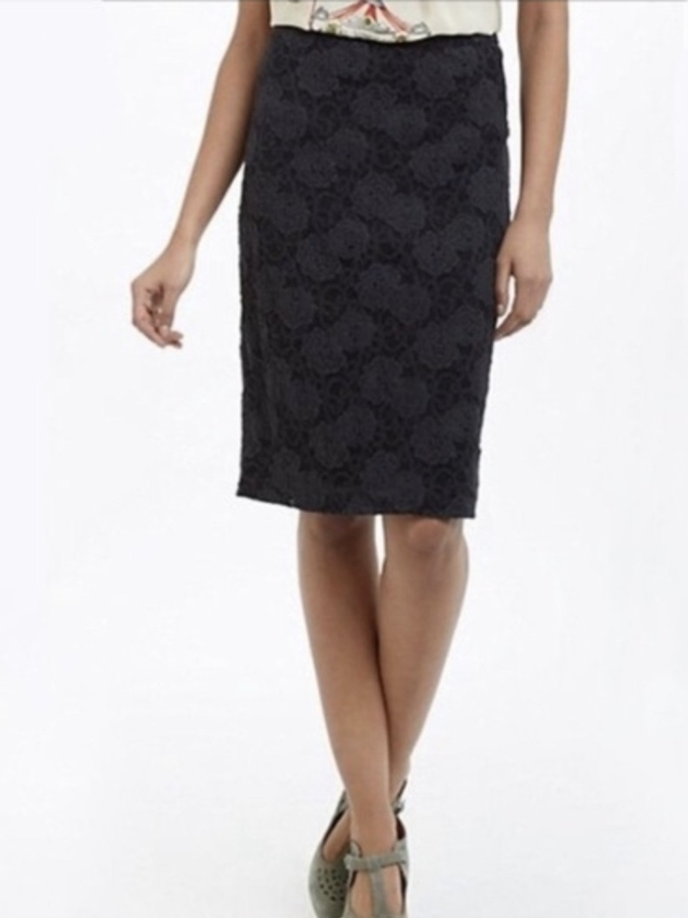 Anthropologie Maeve Lined Pencil Skirt